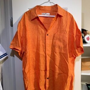 Men's MR. Turk - Orange dress Shirt - 2XL